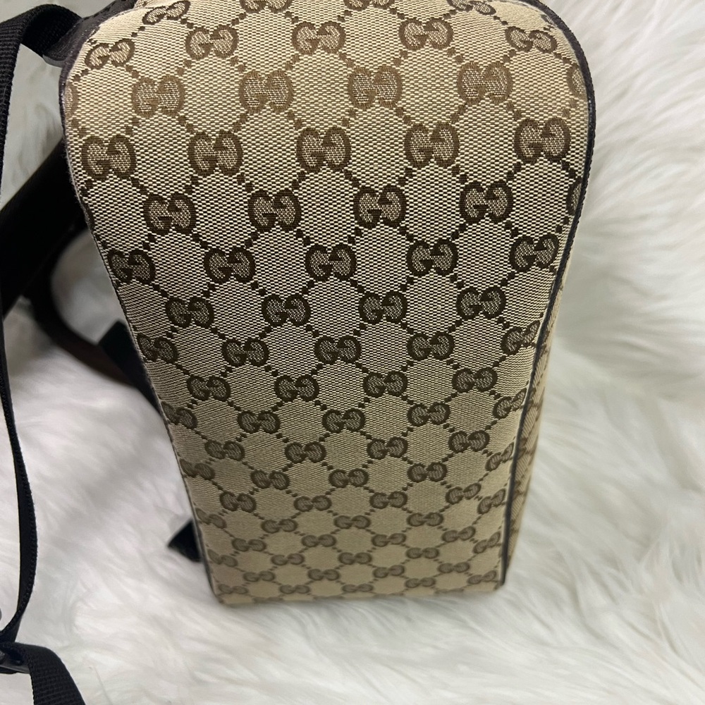 Authentic Gucci Canvas Rucksack Backpack - Picture 4 of 15